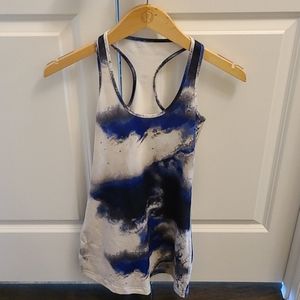 Lululemon cool racerback tank milky way multi